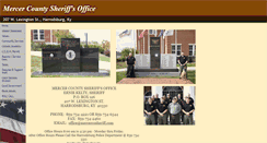 Desktop Screenshot of mercercosheriff.com